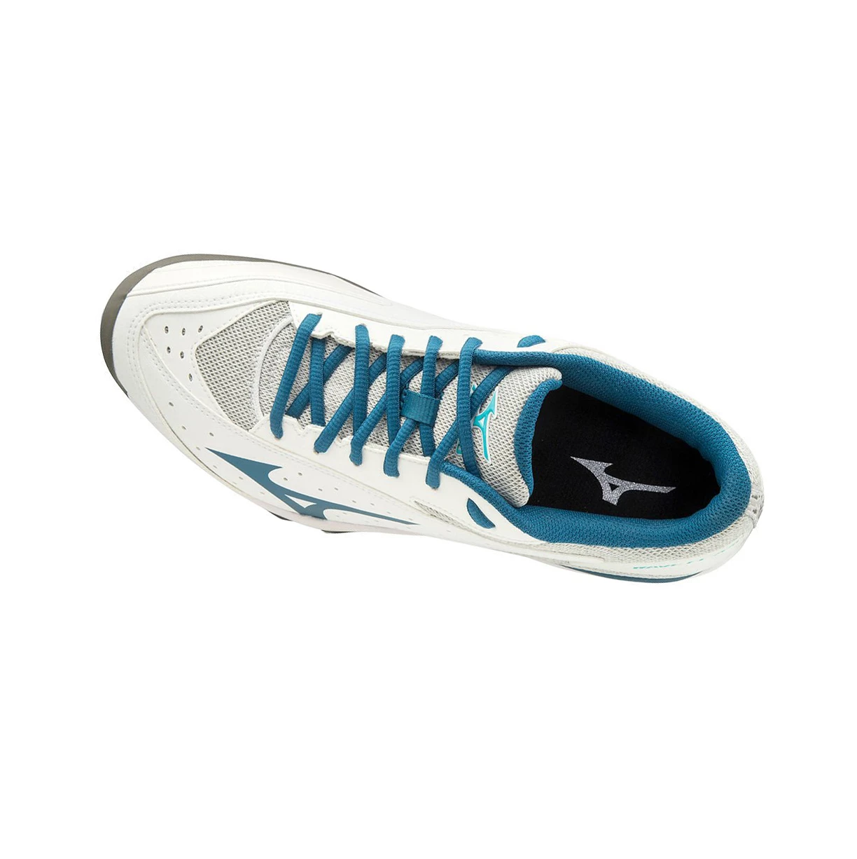 White/Blue Mizuno Wave Flash Cc Women's Tennis Shoes | 120-FSERNJ