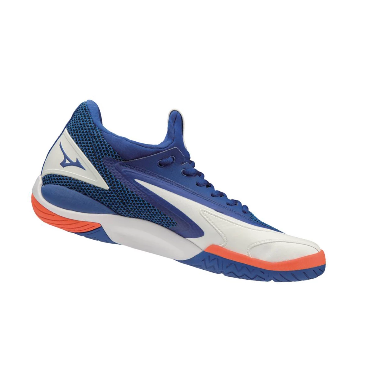 White/Blue Mizuno Wave Impulse Men's Tennis Shoes | 312-EINMTQ