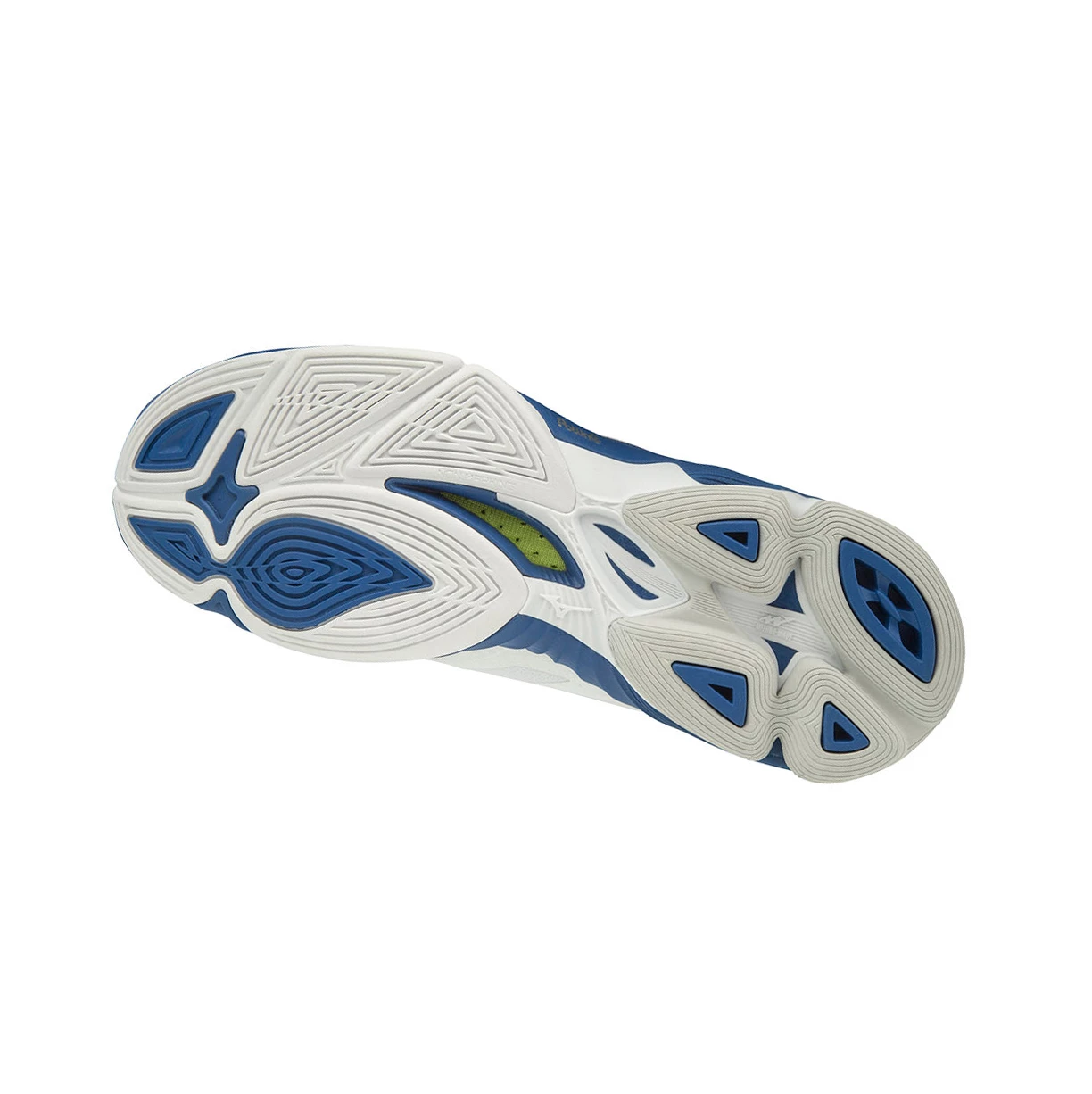 White/ Blue Mizuno Wave Lightning Z6 Men's Volleyball Shoes | 683-FJYSAI