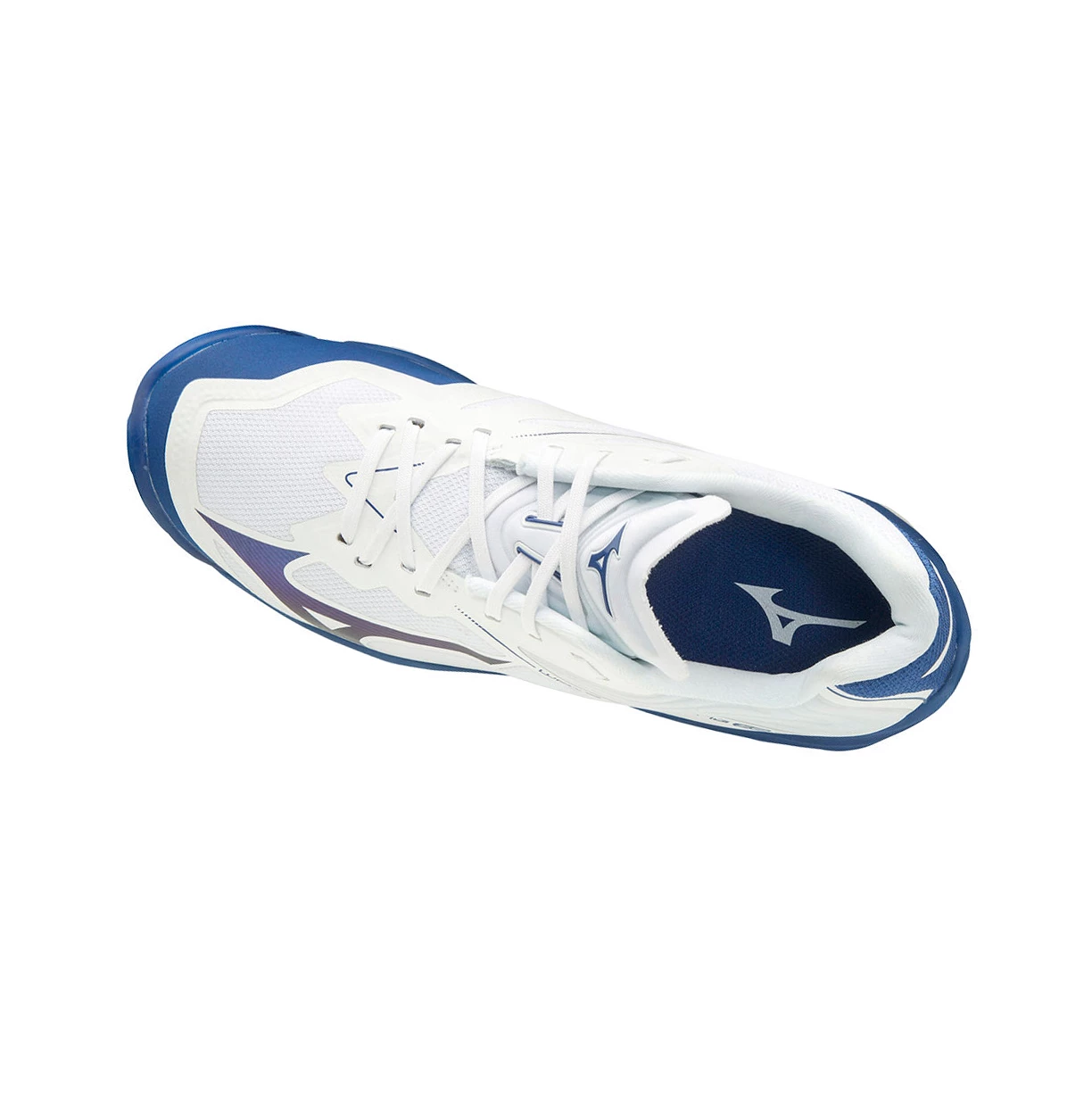 White/ Blue Mizuno Wave Lightning Z6 Men's Volleyball Shoes | 683-FJYSAI