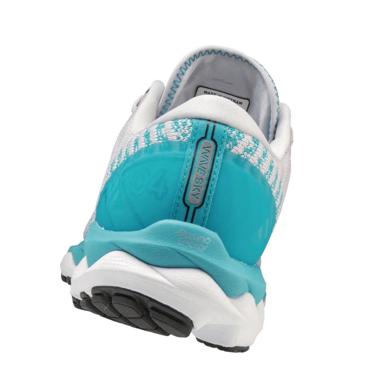 White/Blue Mizuno Wave Sky 4 Waveknitﾙ Women's Running Shoes | 068-SRMXYB