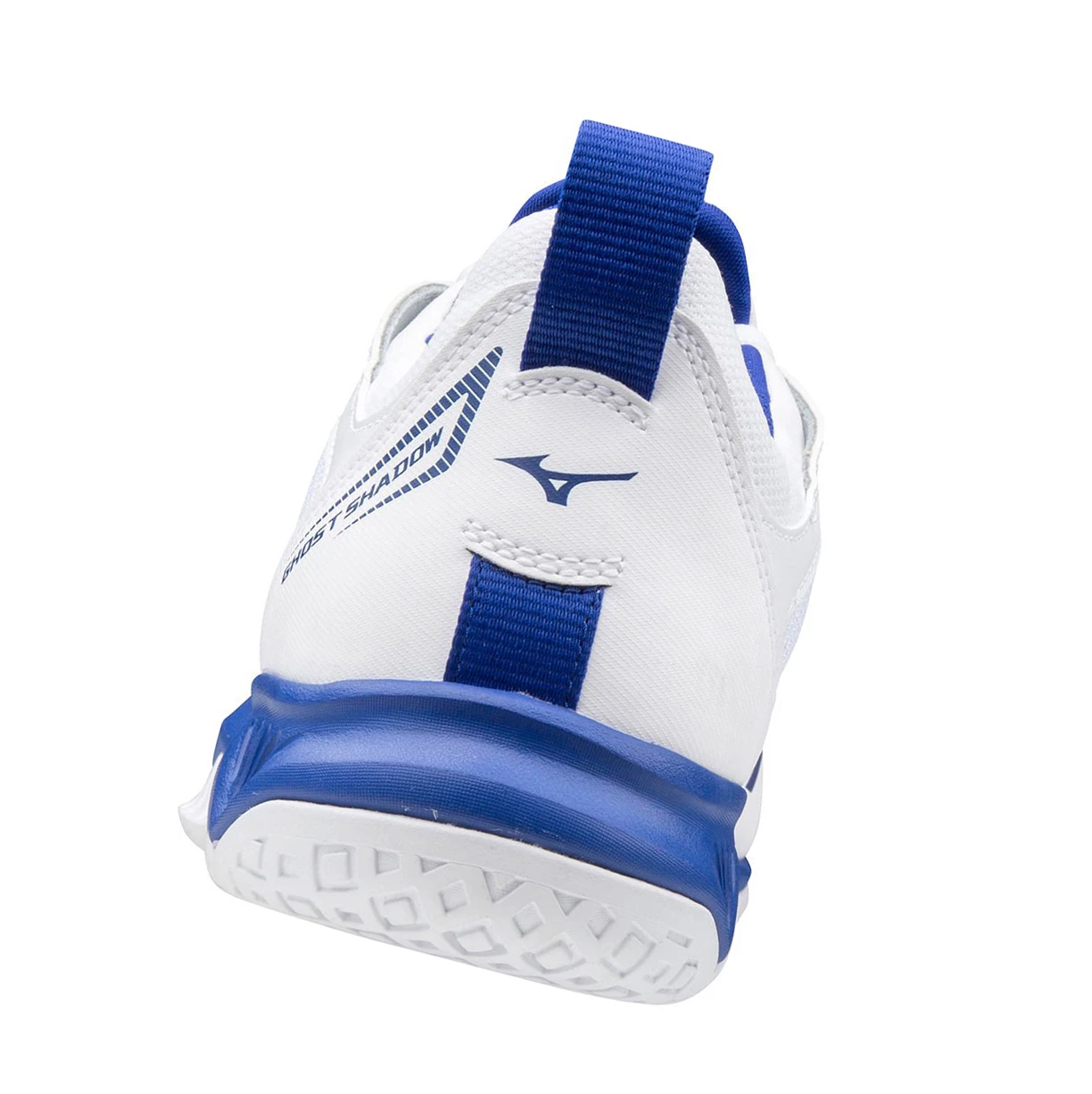 White/Blue/Pink Mizuno Ghost Shadow Women's Handball Shoes | 025-LVSNCQ