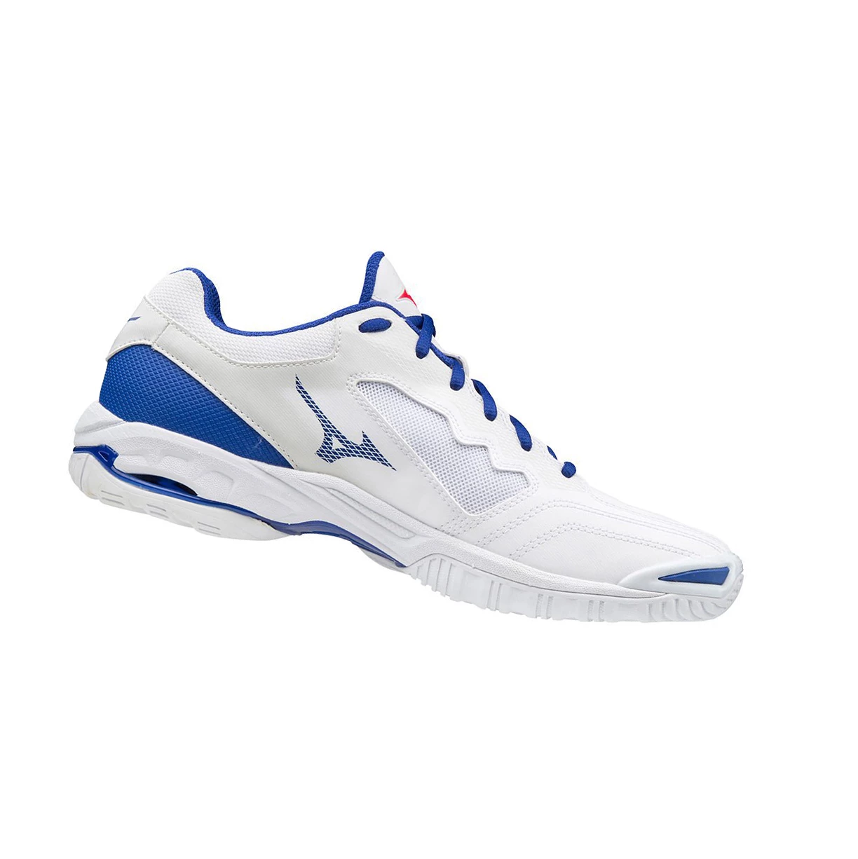 White/Blue/Pink Mizuno Wave Phantom 2 Women's Handball Shoes | 310-QMRUSP