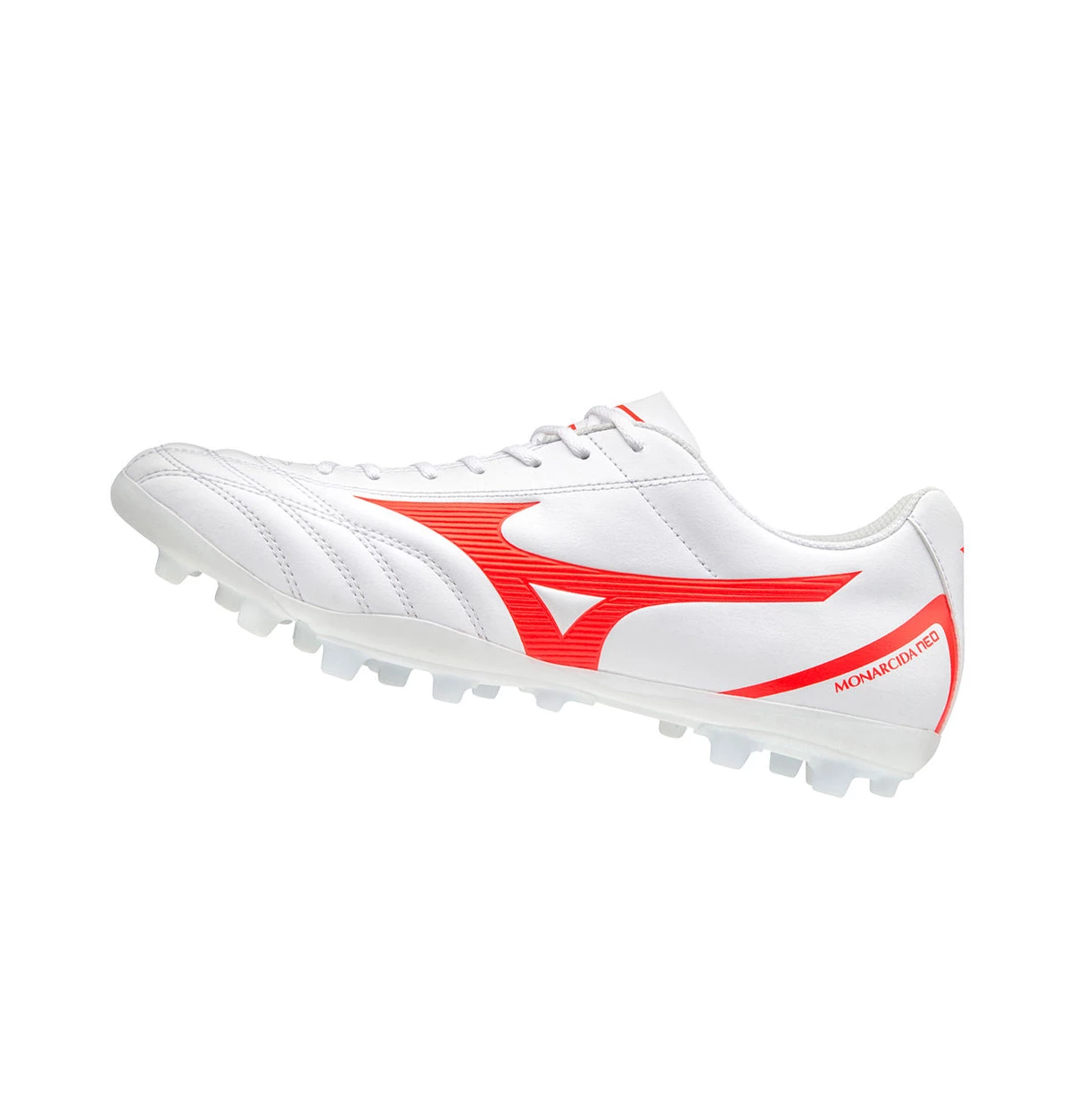 White/Coral Mizuno Monarcida Neo Select Ag Men\'s Football Shoes | 483-VRLSYG