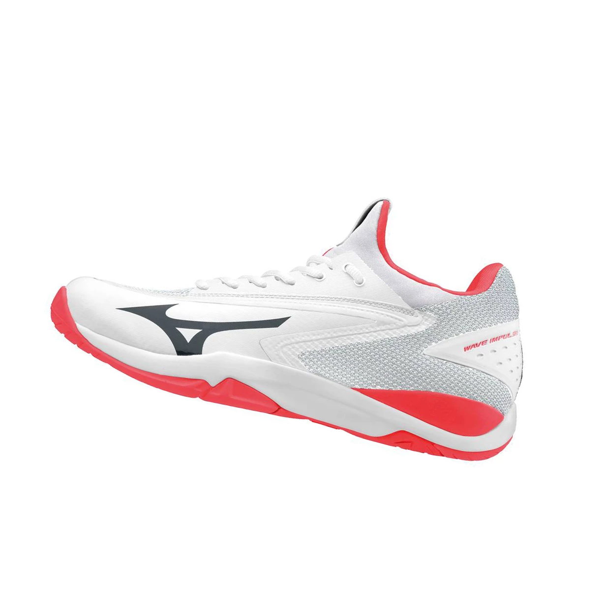 White/Coral Mizuno Wave Impulse Women\'s Tennis Shoes | 950-JKPWBM