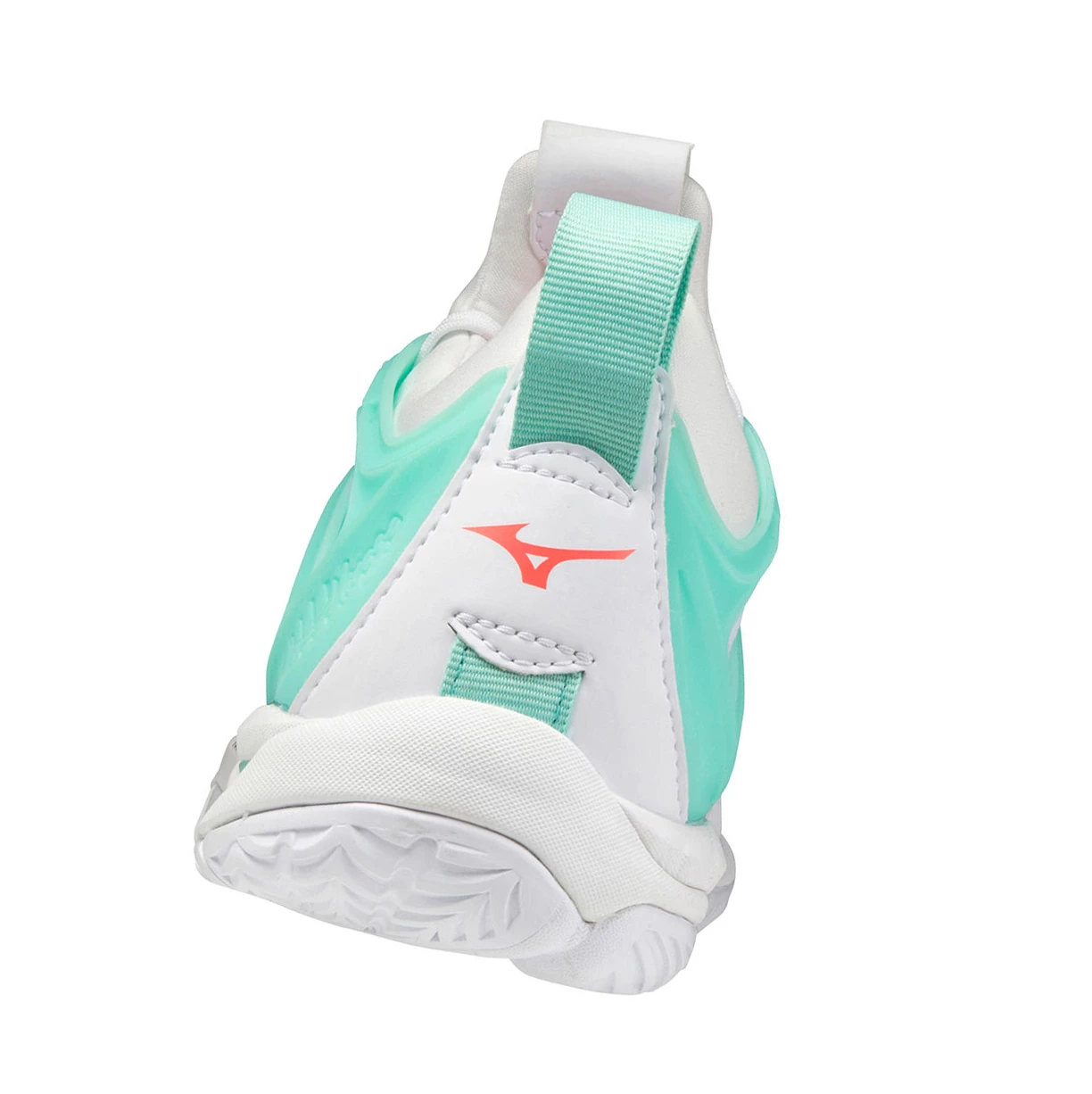 White/Coral Mizuno Wave Mirage 3 Women's Handball Shoes | 924-ZMPCER