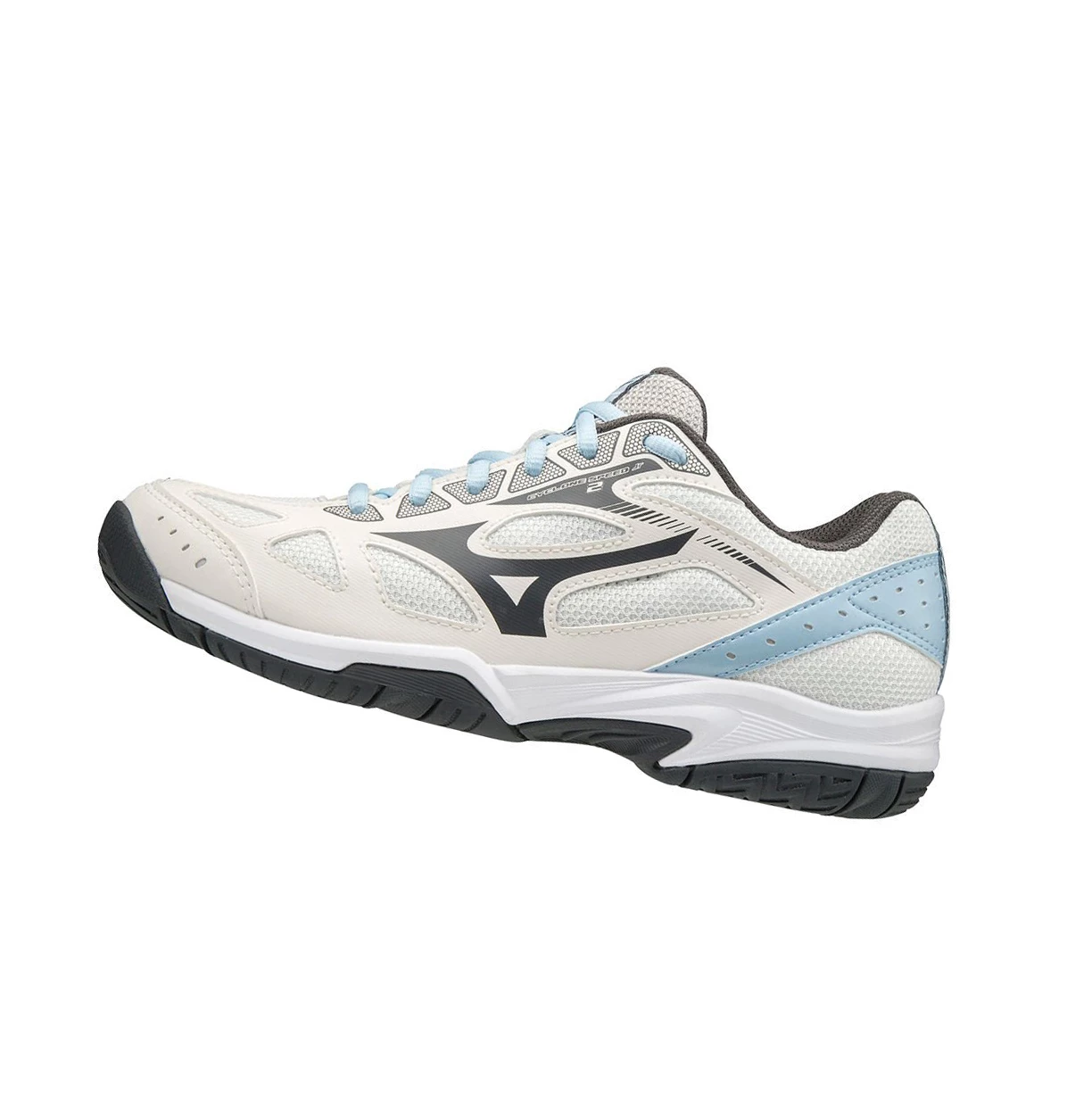 White/Grey Mizuno Cyclone Speed 2 Women\'s Volleyball Shoes | 810-CRWQIZ