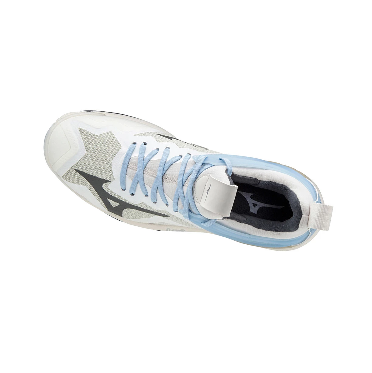 White/Grey Mizuno Wave Mirage 3 Women's Handball Shoes | 975-TKLDXJ