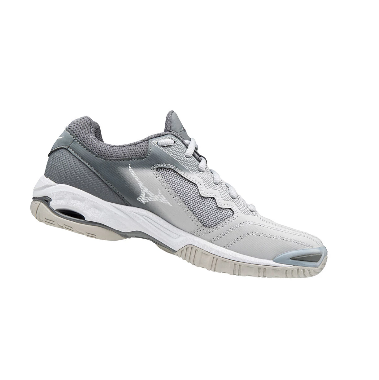 White/Grey Mizuno Wave Phantom 2 Nb Women's Netball Shoes | 936-IDPMEN