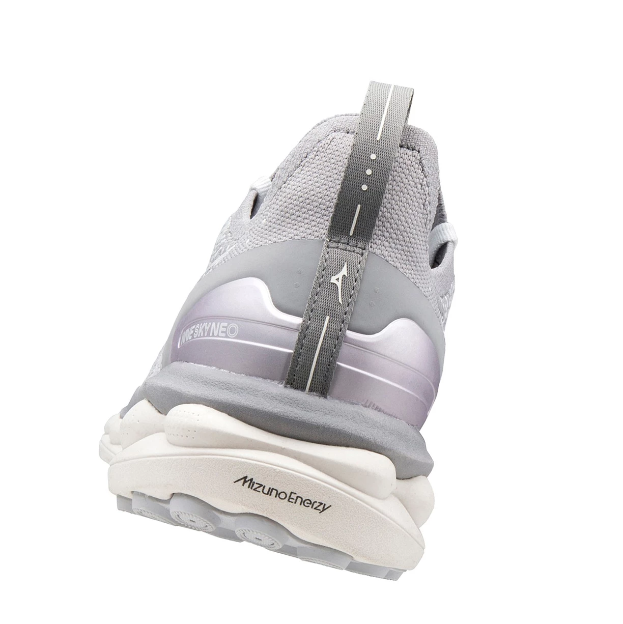 White/Grey Mizuno Wave Sky Neo Women's Running Shoes | 482-MOHPSJ