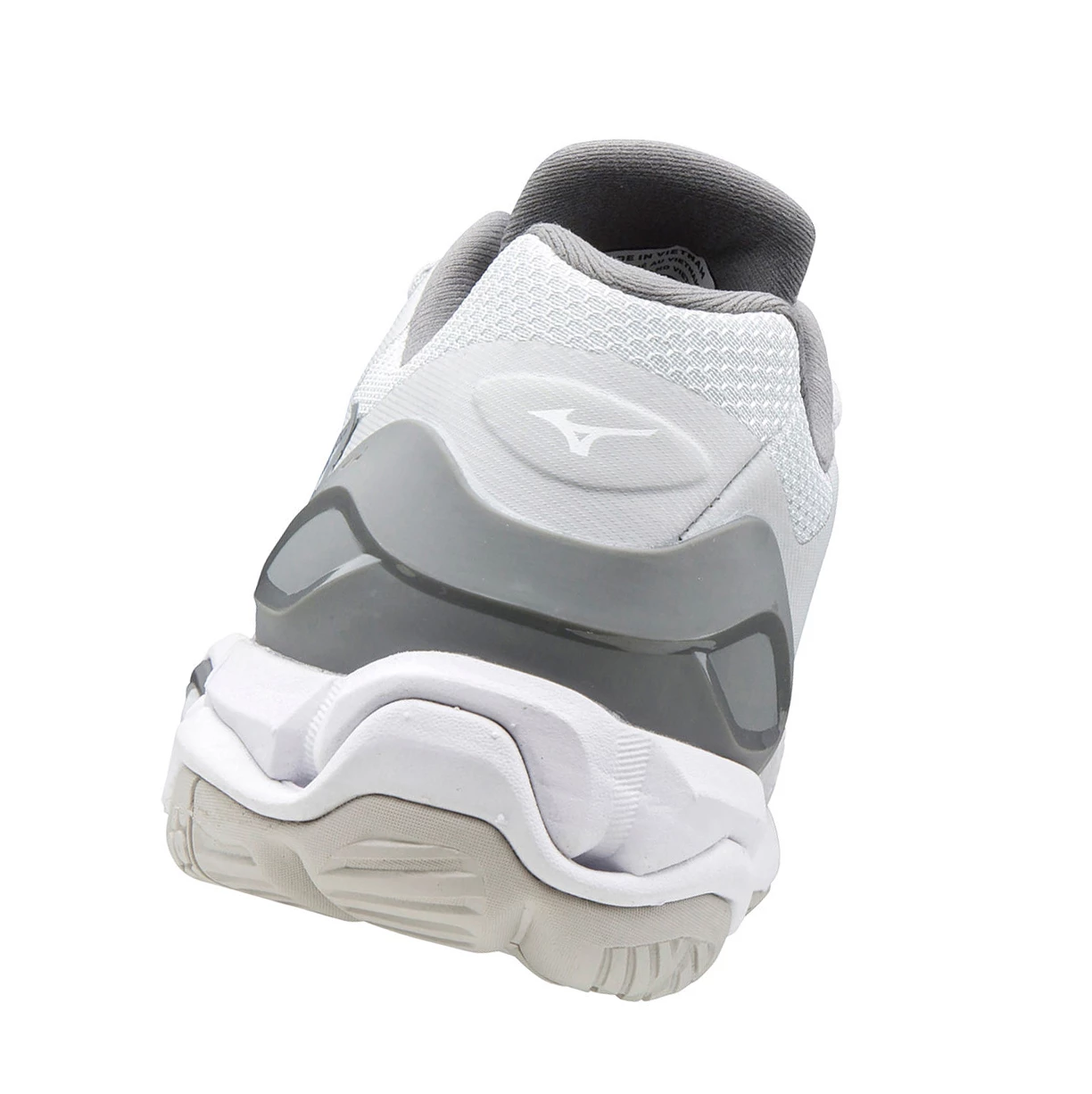 White/Grey Mizuno Wave Stealth V Nb Women's Netball Shoes | 834-WXCHPE