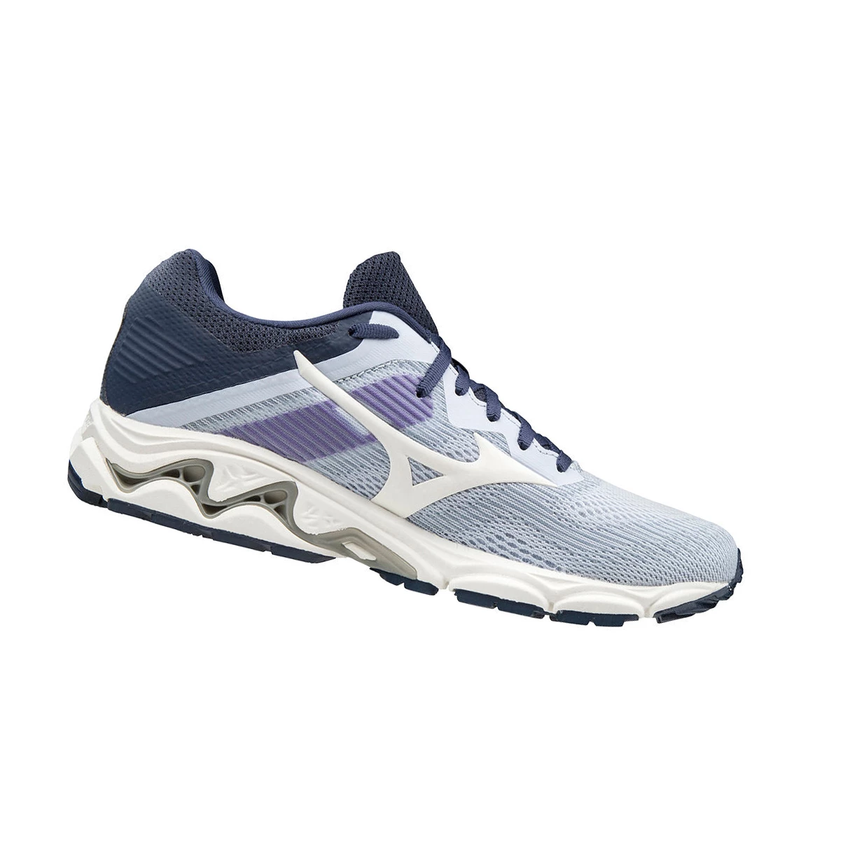 White/Indigo Mizuno Wave Inspire 16 Women's Running Shoes | 794-BECINA