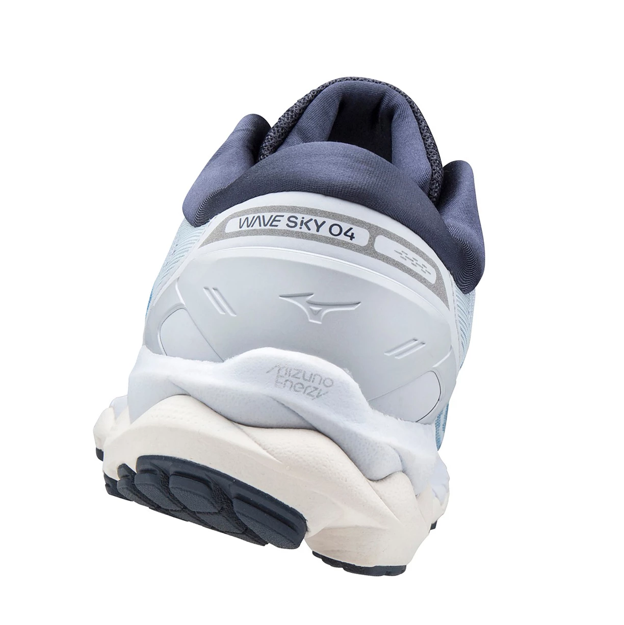 White/Indigo Mizuno Wave Sky 4 Women's Running Shoes | 064-LYEDHA