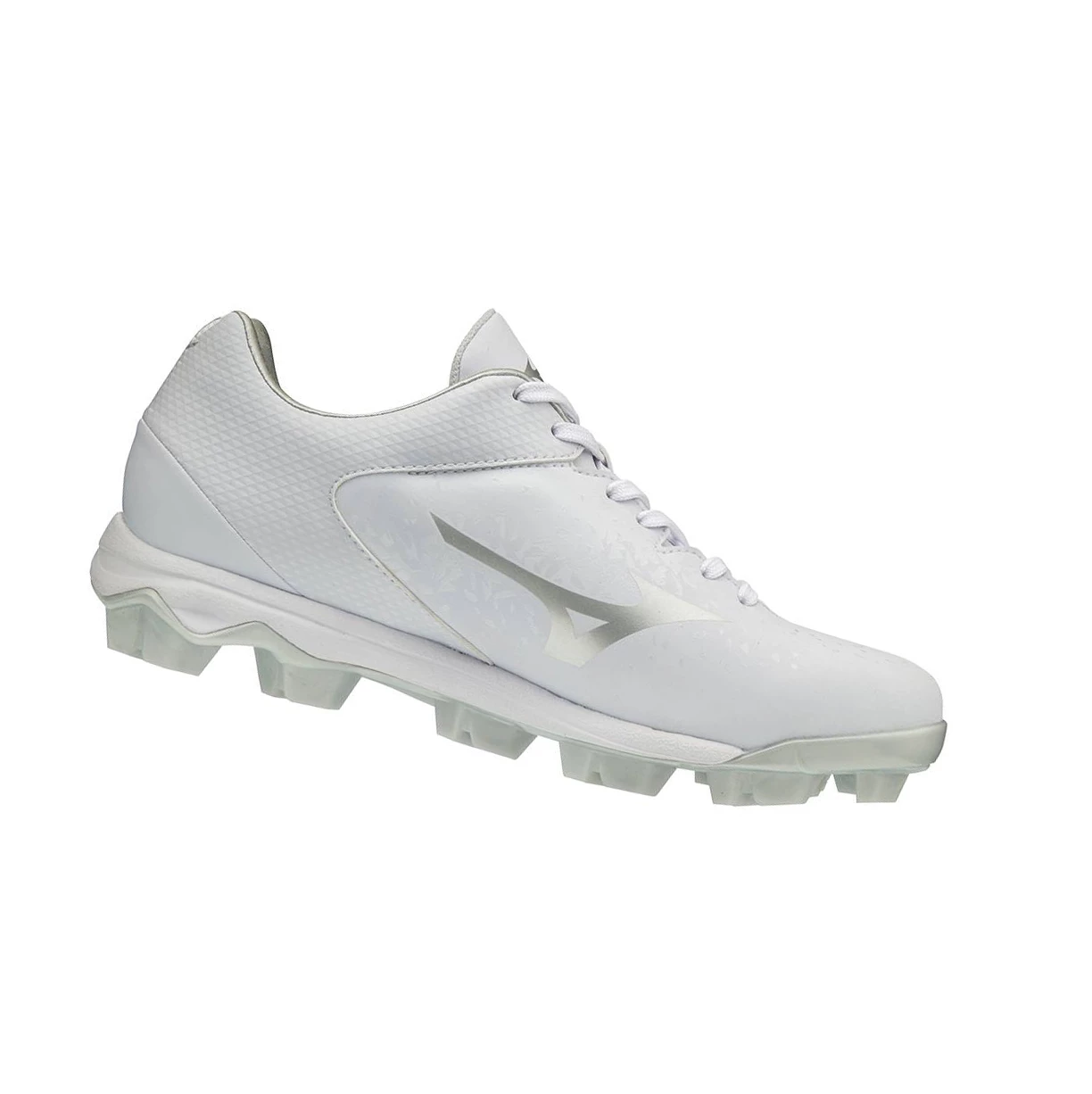 White Mizuno Finch Select Nine Molded Women's Softball Cleats | 304-BFYNHI