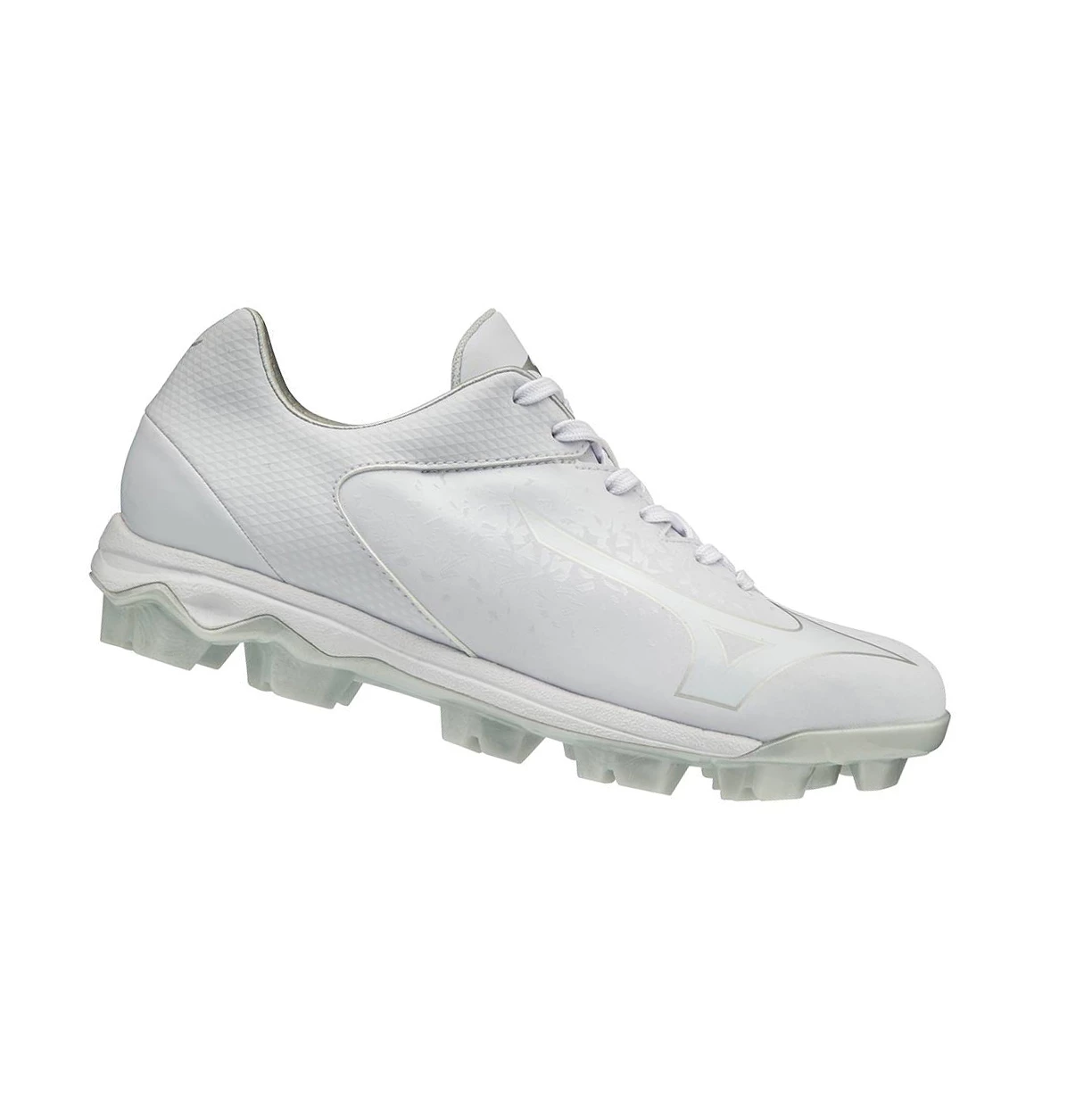 White Mizuno Finch Select Nine Molded Women's Softball Cleats | 304-BFYNHI