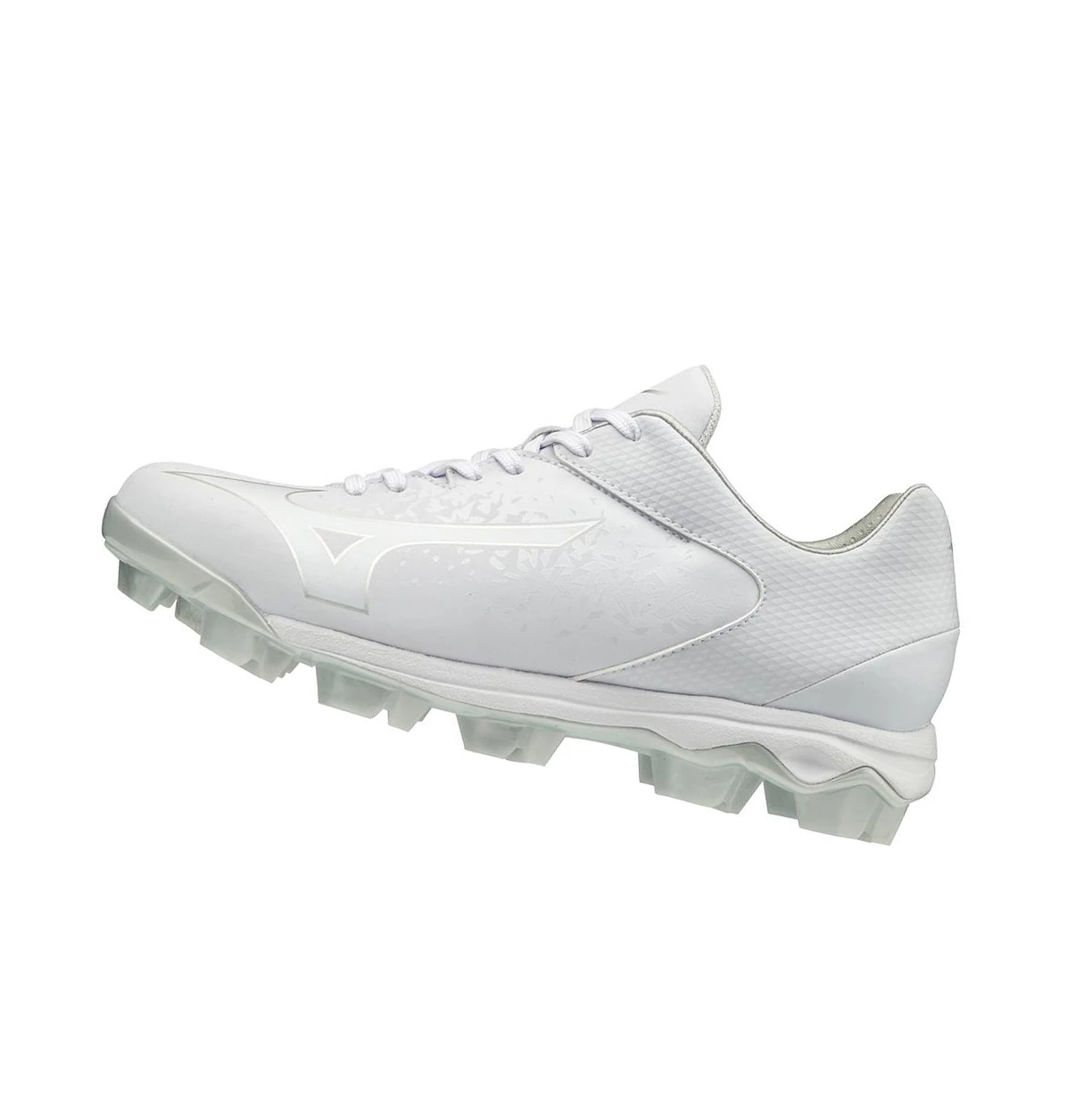 White Mizuno Finch Select Nine Molded Women\'s Softball Cleats | 304-BFYNHI