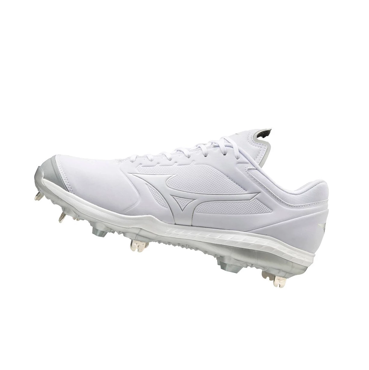 White Mizuno Sweep 5 Low Metal Women\'s Softball Cleats | 729-ZUBIDH