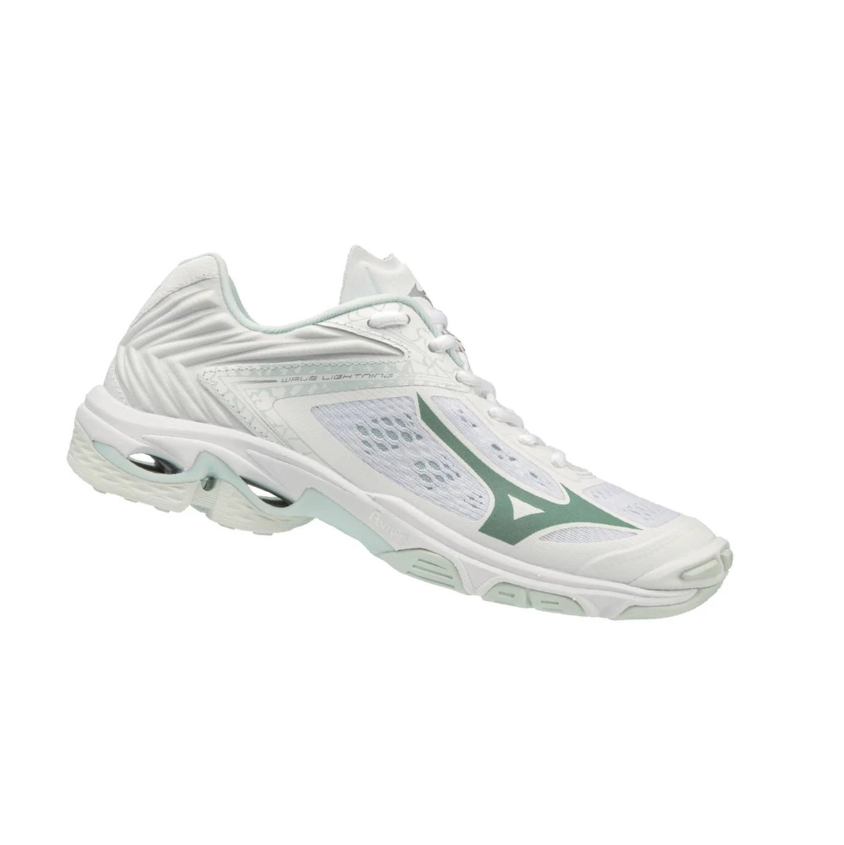 White Mizuno Wave Lightning Z5 Mid Women's Volleyball Shoes | 314-OHFTAI