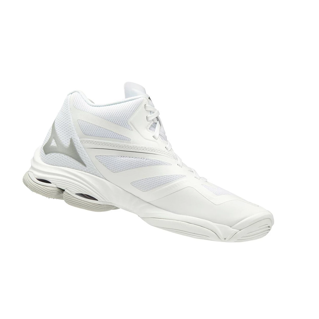 White Mizuno Wave Lightning Z6 Mid Women's Volleyball Shoes | 786-XJFYWE