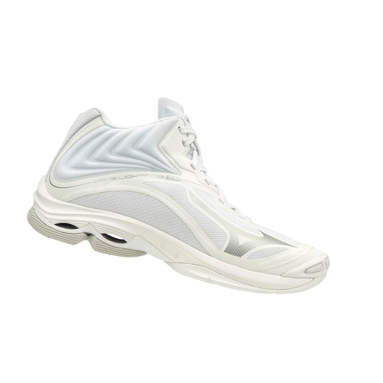 White Mizuno Wave Lightning Z6 Mid Women's Volleyball Shoes | 786-XJFYWE