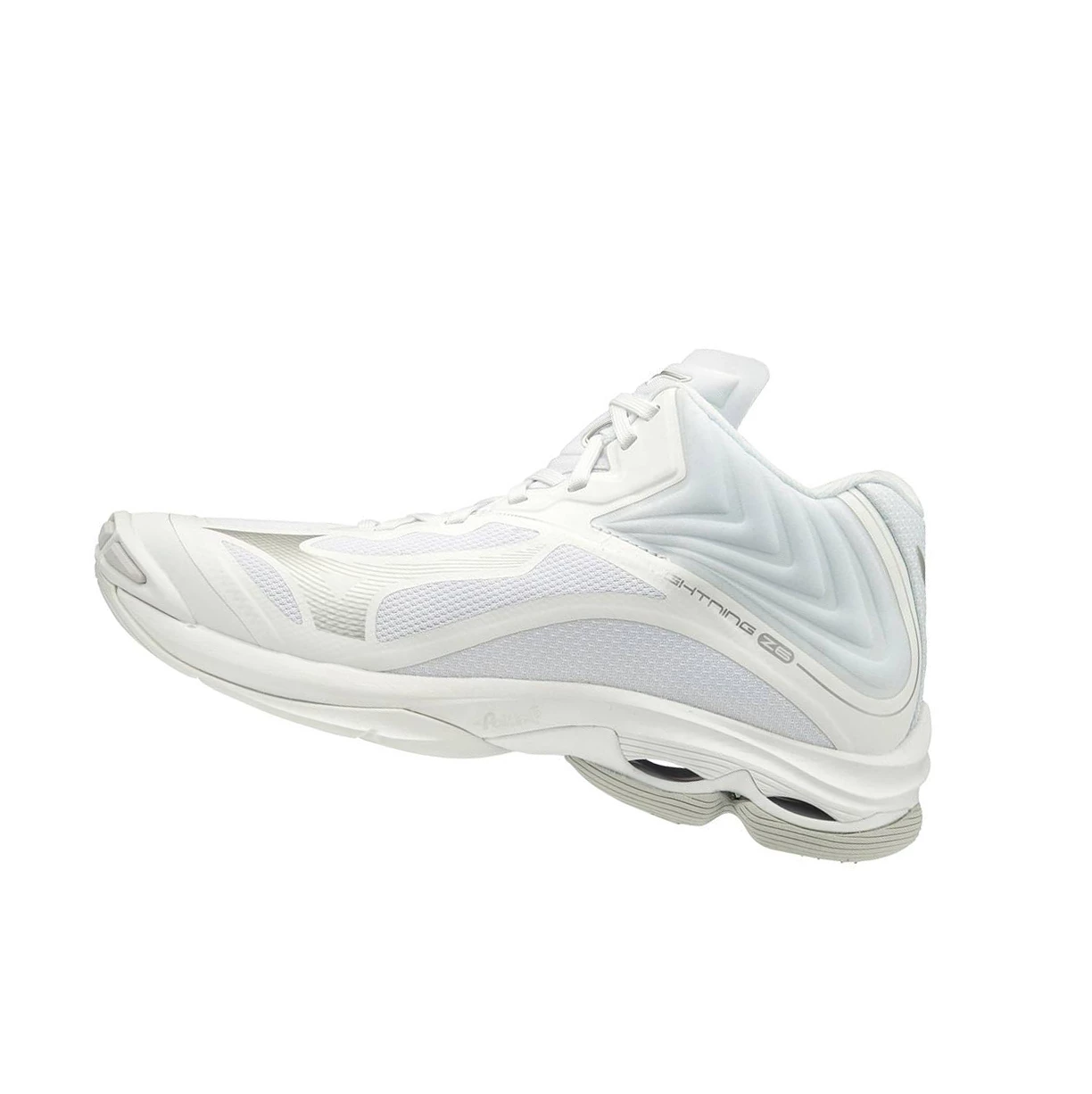 White Mizuno Wave Lightning Z6 Mid Women\'s Volleyball Shoes | 786-XJFYWE