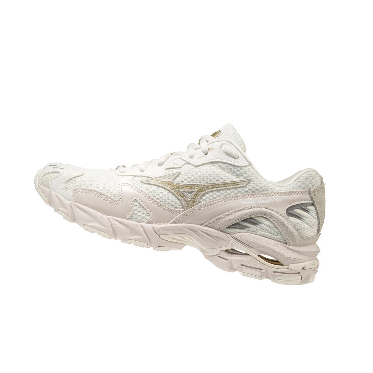 White Mizuno Wave Rider 10 Men\'s Trainers | 894-USLANC