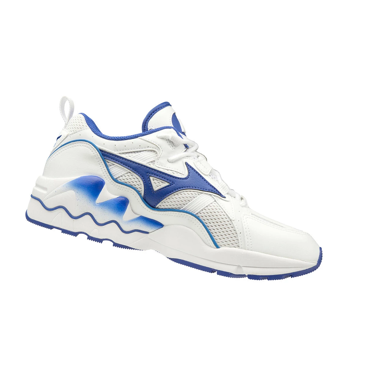 White Mizuno Wave Rider 1 Men's Trainers | 162-IXNUCW