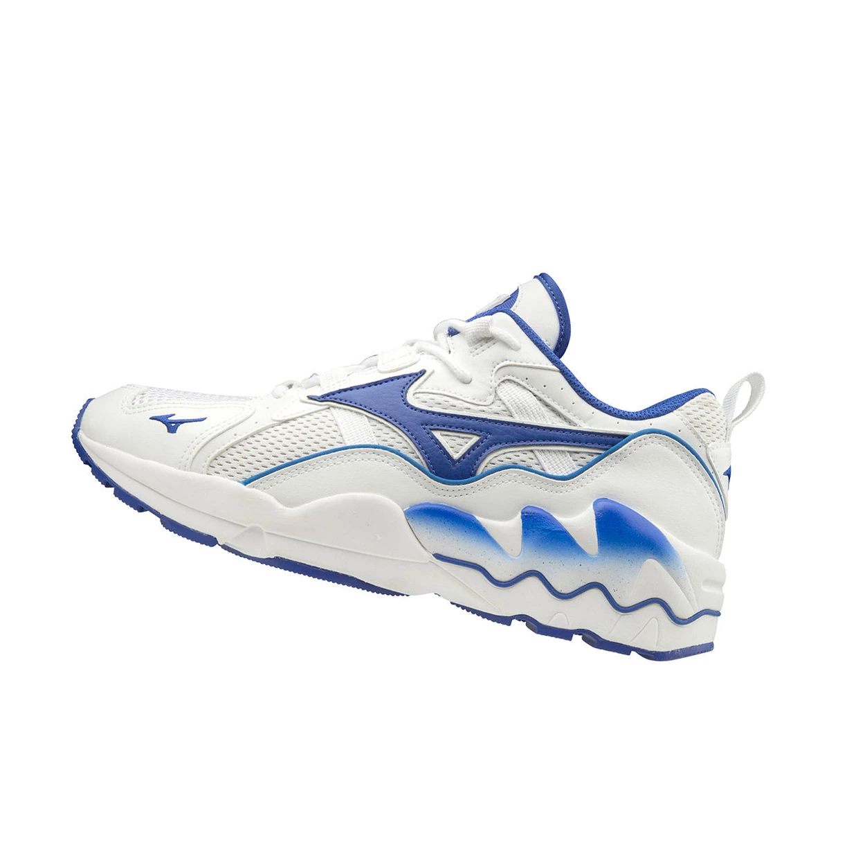 White Mizuno Wave Rider 1 Men\'s Trainers | 162-IXNUCW