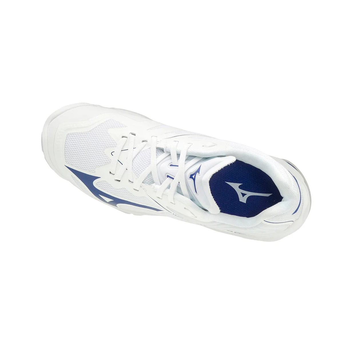 White/Navy Mizuno Wave Lightning Z6 Men's Volleyball Shoes | 072-FGLSJO