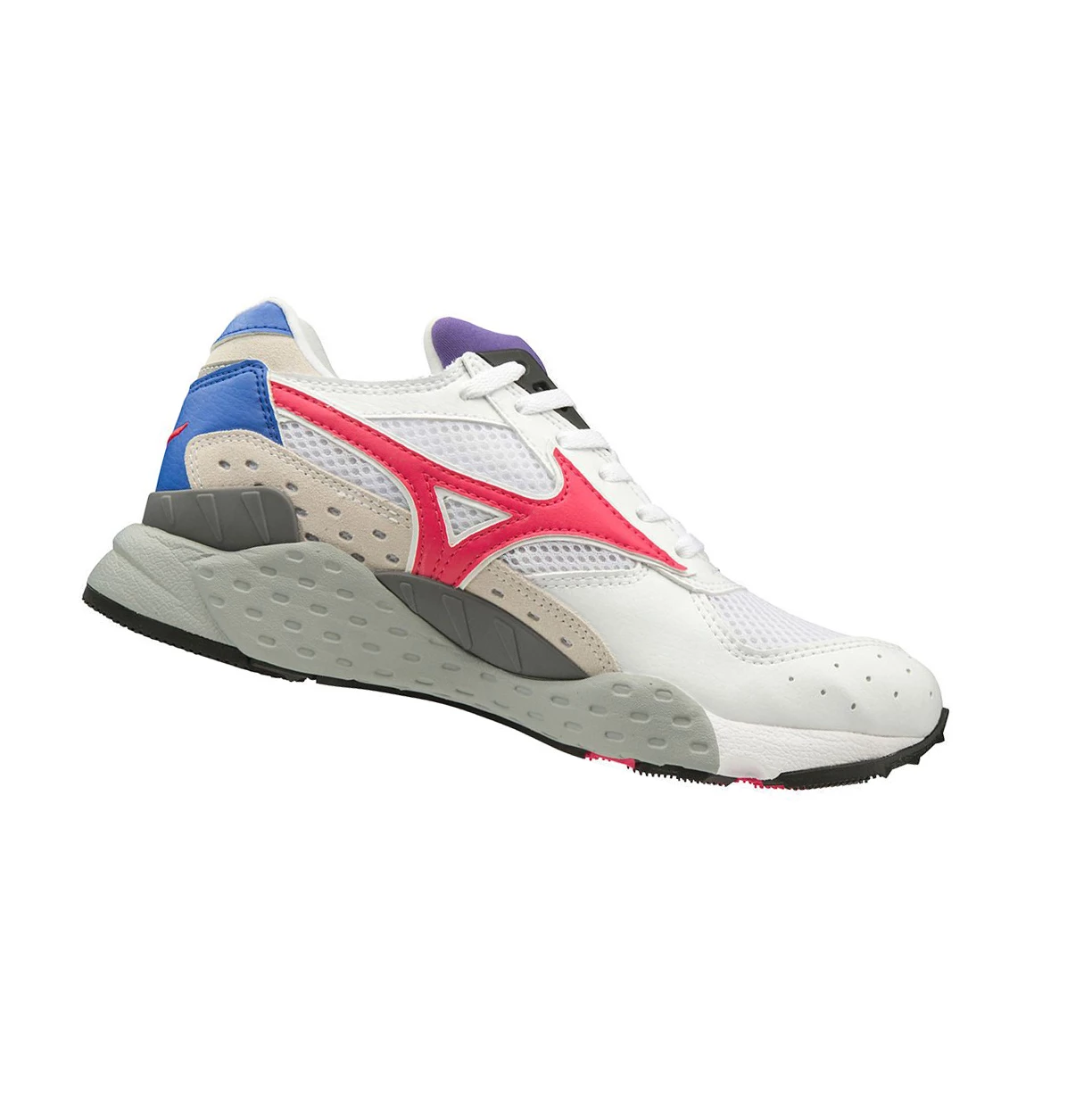 White/Pink/Blue Mizuno Mondo Control Women's Trainers | 618-BCSYIM