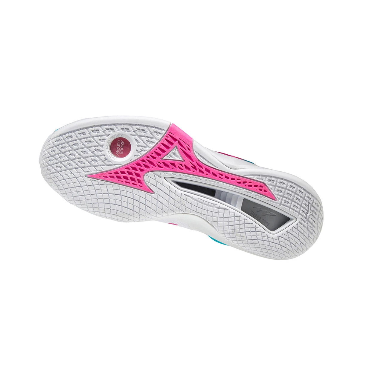 White/Pink/Blue Turquoise Mizuno Wave Stealth Neo Women's Handball Shoes | 274-ELAVCP