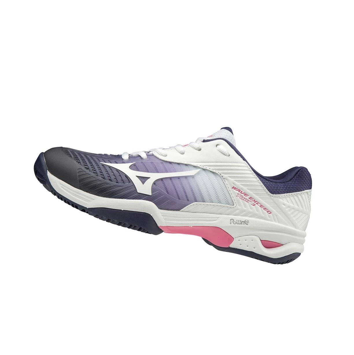 White/Purple/Pink Mizuno Wave Exceed Tour 3cc Women\'s Tennis Shoes | 509-RWSVTG