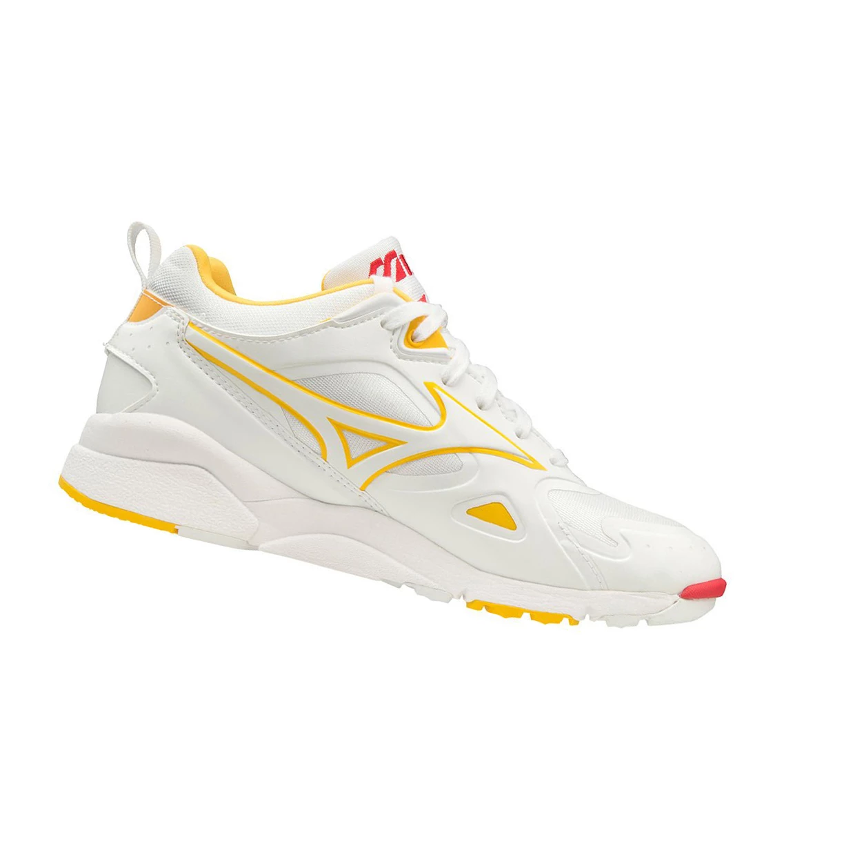 White/Red Mizuno Sky Medal Shape Of Time Women's Trainers | 420-KAQGDN