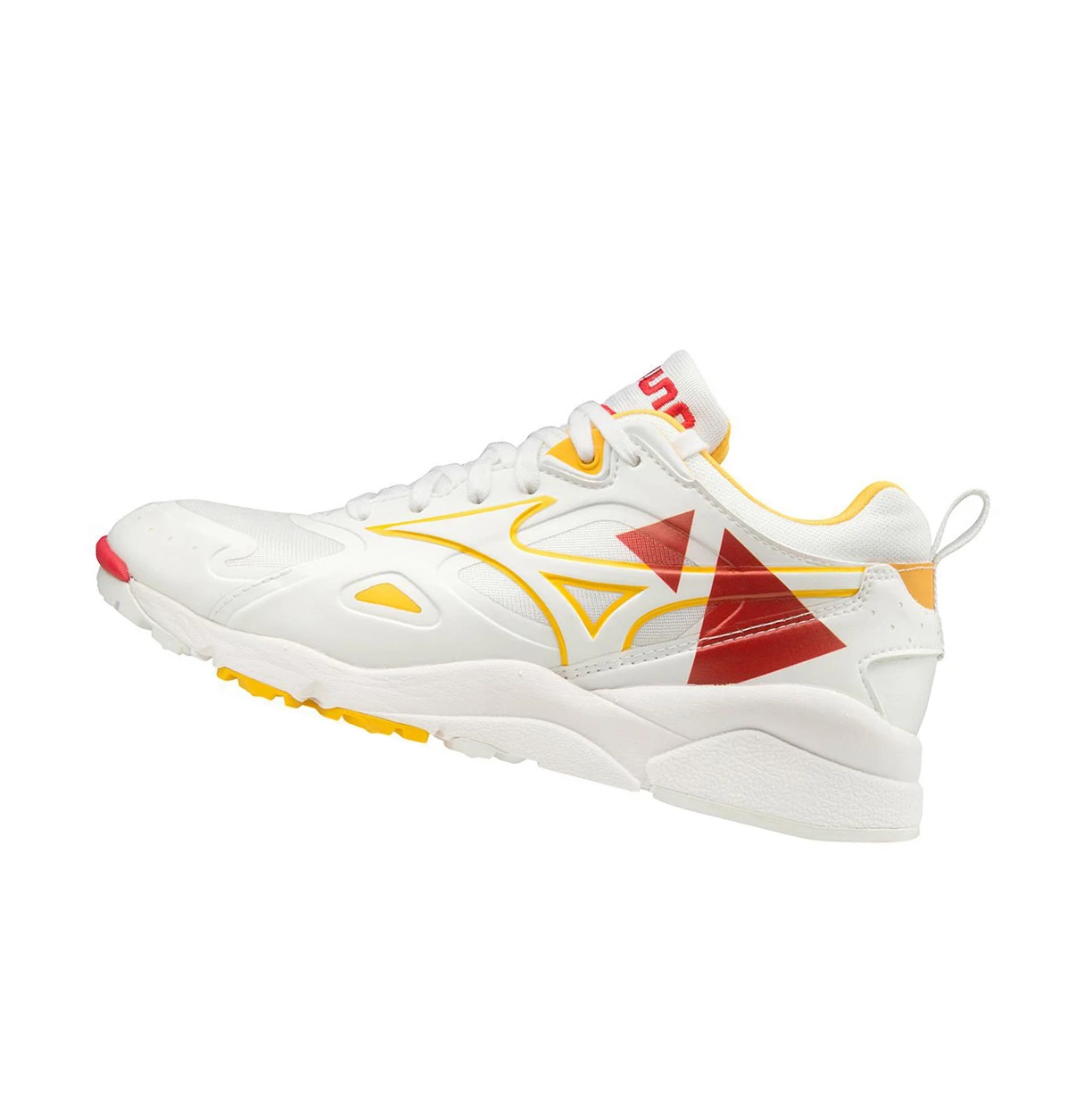 White/Red Mizuno Sky Medal Shape Of Time Women\'s Trainers | 420-KAQGDN