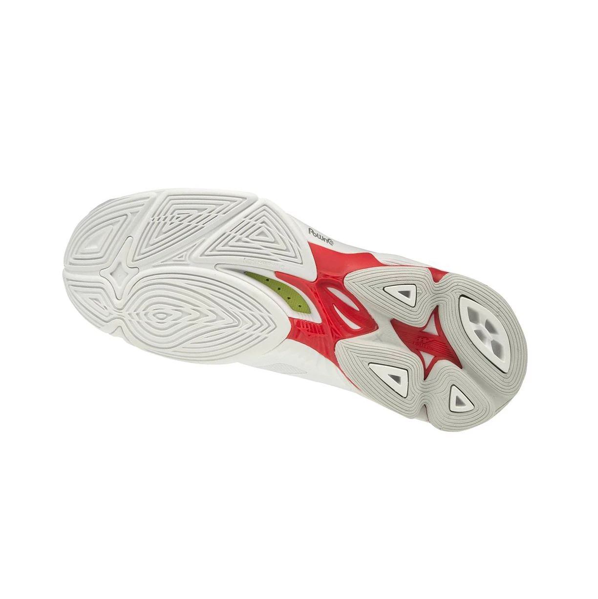 White/Red Mizuno Wave Lightning Z6 Women's Volleyball Shoes | 831-SLUIKD