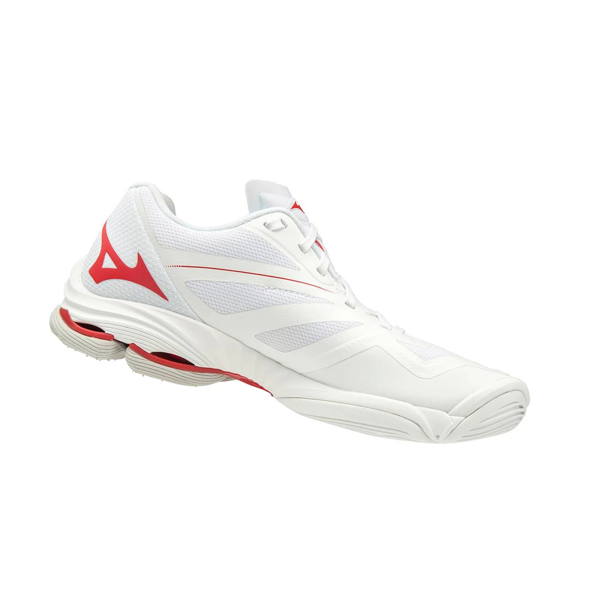 White/Red Mizuno Wave Lightning Z6 Women's Volleyball Shoes | 831-SLUIKD