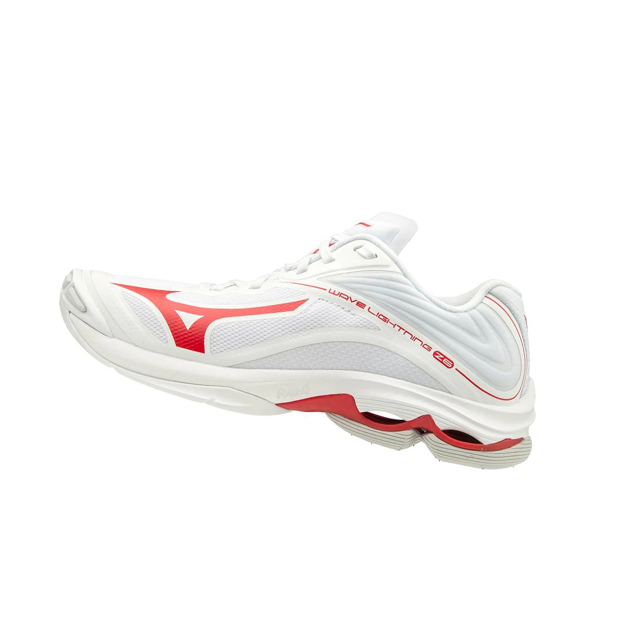 White/Red Mizuno Wave Lightning Z6 Women\'s Volleyball Shoes | 831-SLUIKD