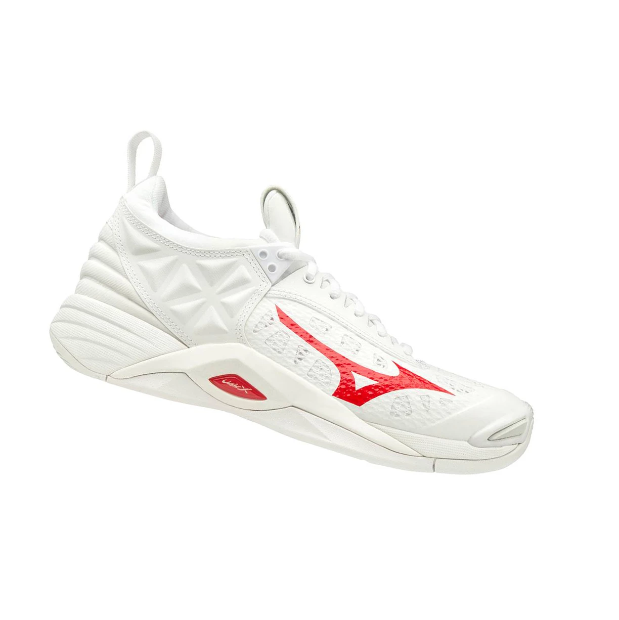 White/Red Mizuno Wave Momentum Women's Volleyball Shoes | 104-BWSXPT