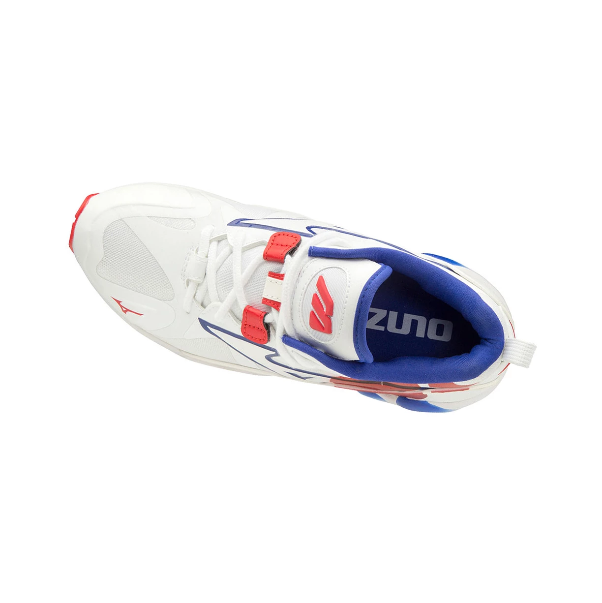 White/Red Mizuno Wave Rider 1 Shape Of Time Men's Trainers | 098-NDVJGZ