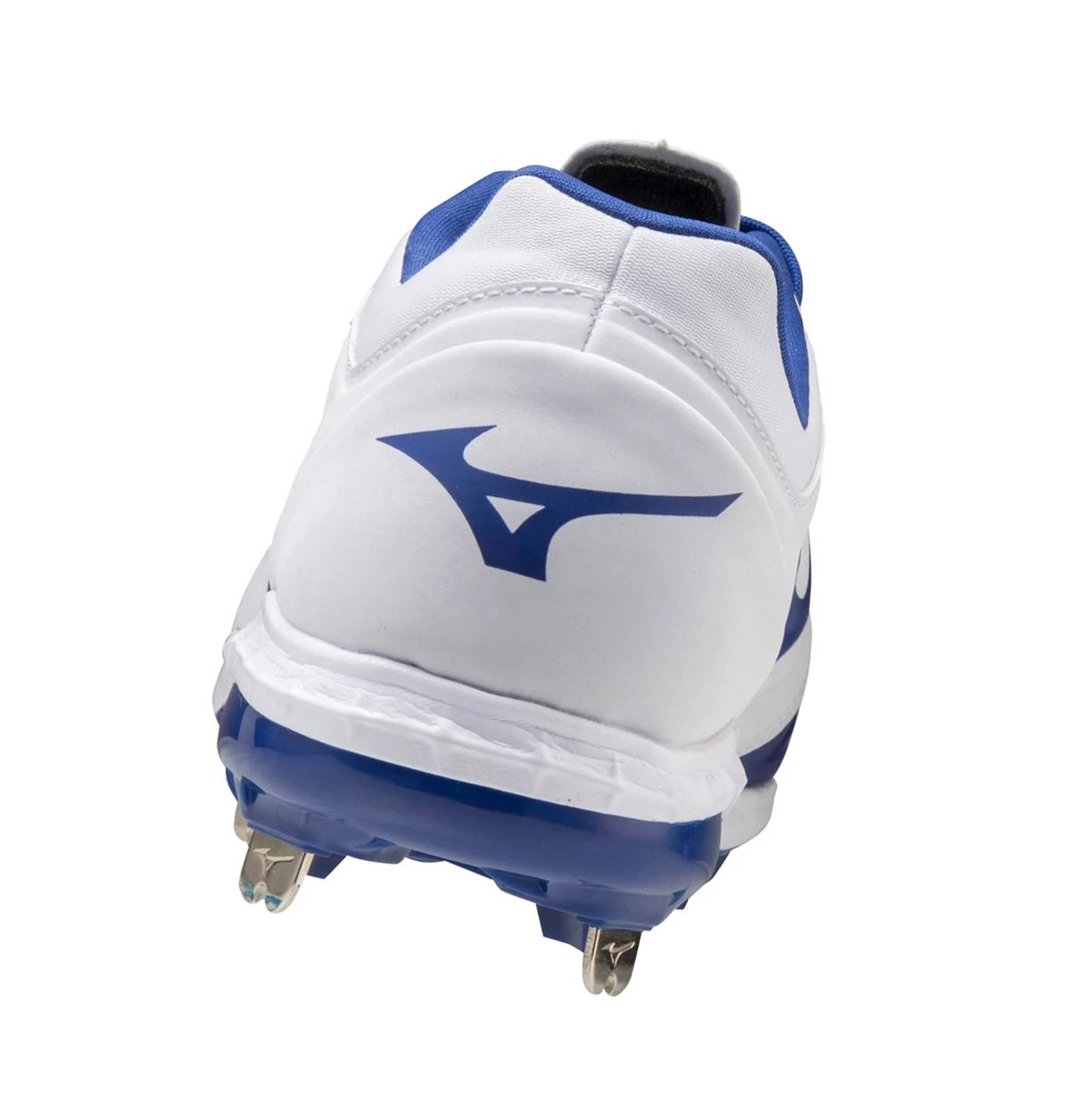 White/Royal Mizuno Sweep 5 Low Metal Women's Softball Cleats | 195-IYAZLV