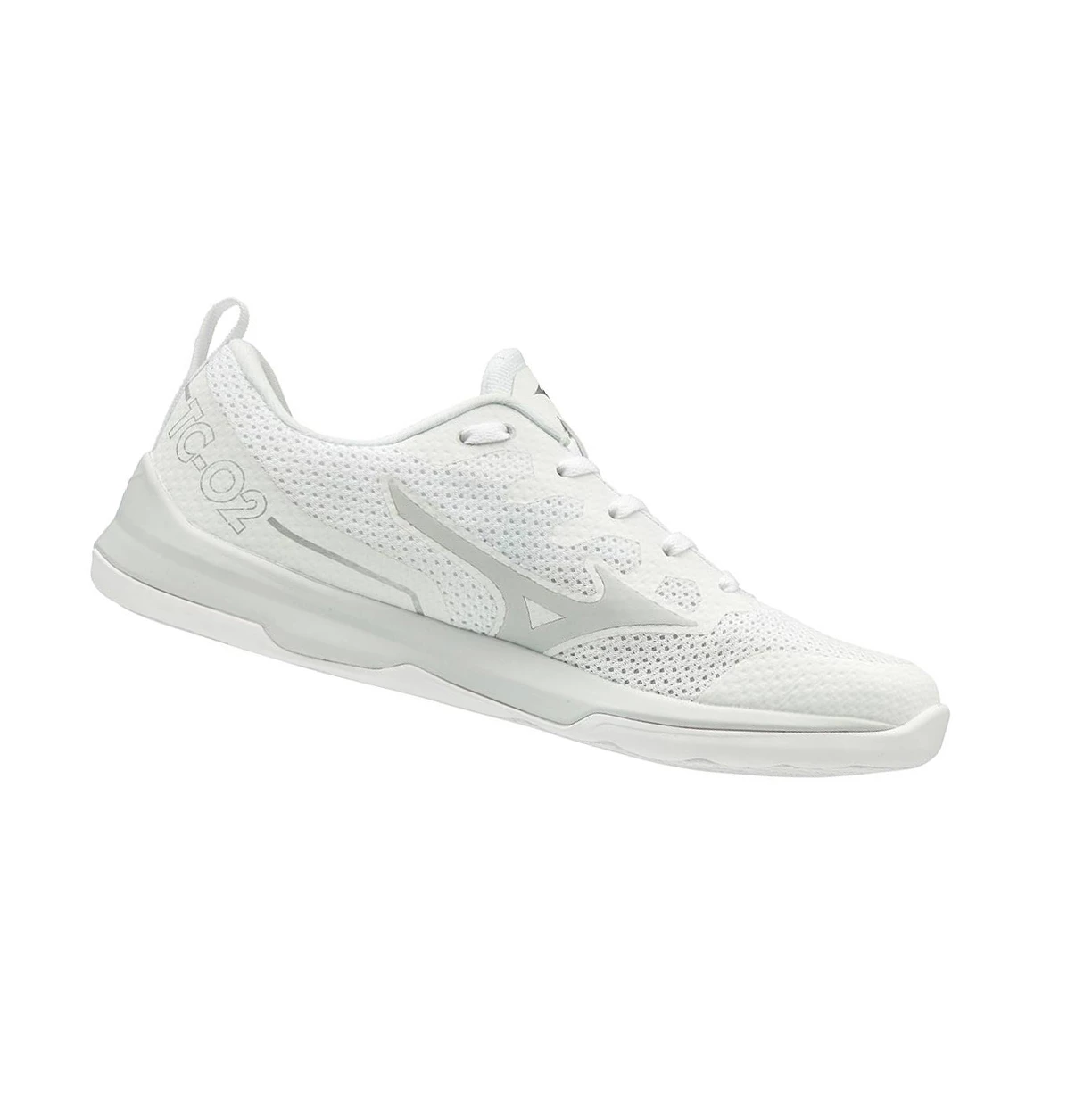 White/Silver Mizuno Tc-02 Women's Training Shoes | 903-QUNFCL