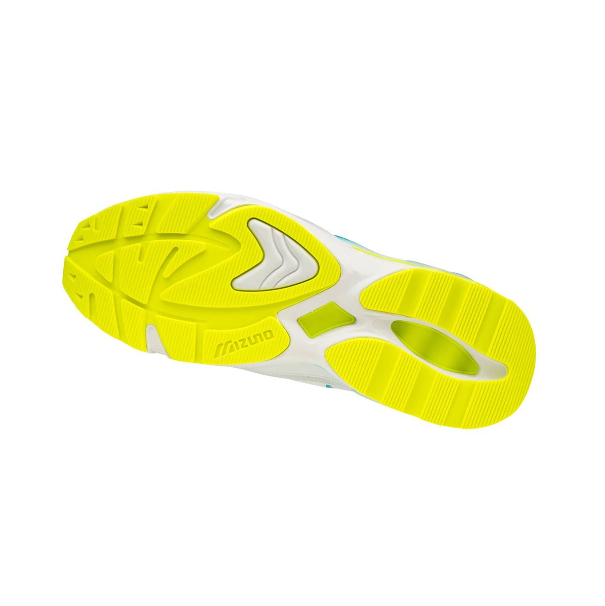 White/Yellow Mizuno Wave Rider 1 Shape Of Time Women's Trainers | 928-IWOUVK