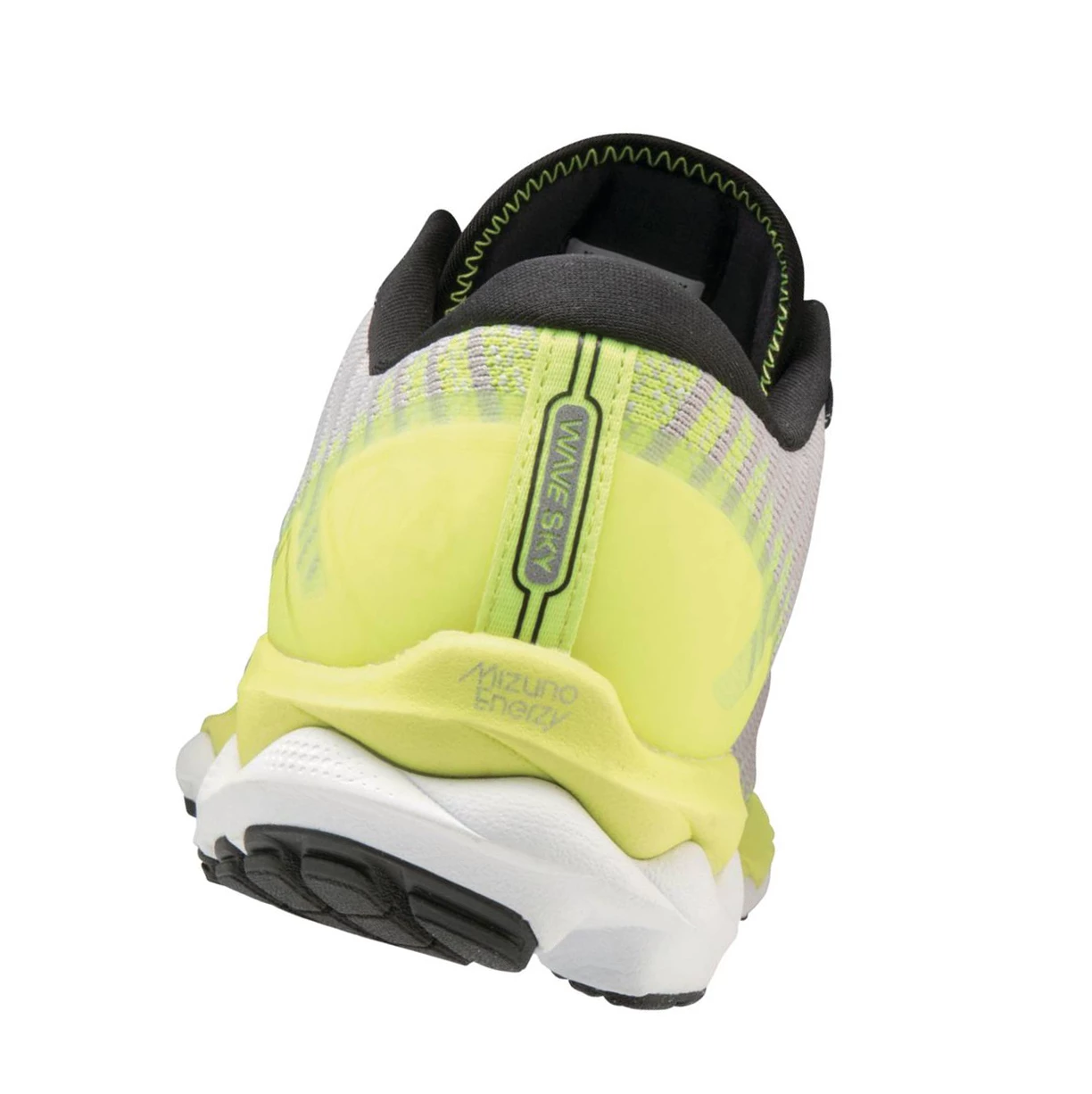 White/Yellow Mizuno Wave Sky 4 Waveknitﾙ Men's Running Shoes | 281-CDHBMS