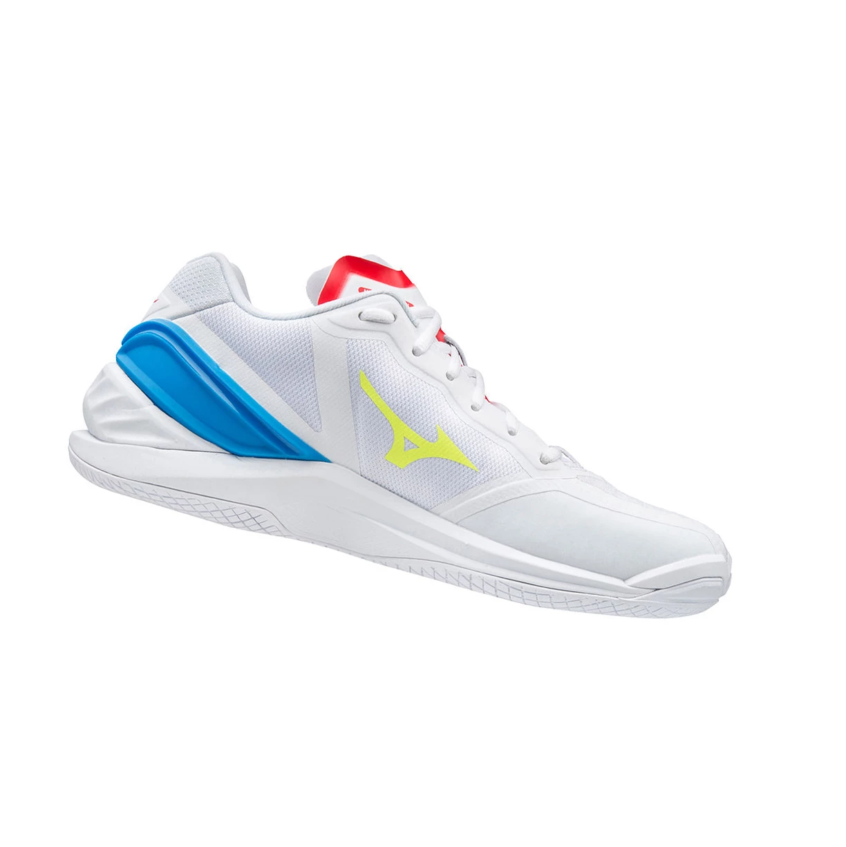 White/Yellow Mizuno Wave Stealth Neo Men's Handball Shoes | 802-OMEPRU