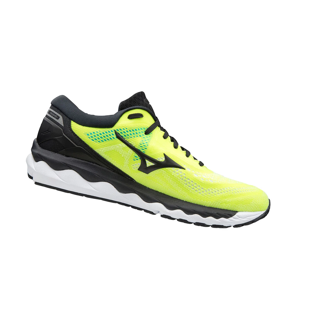 Yellow/Black Mizuno Wave Sky 4 Men's Running Shoes | 675-BVRPWH