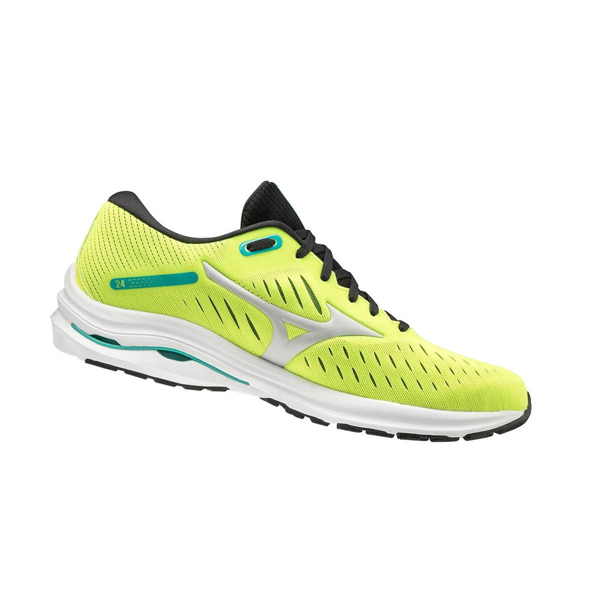 Yellow Mizuno Wave Rider 24 Men's Running Shoes | 625-TKPVYW