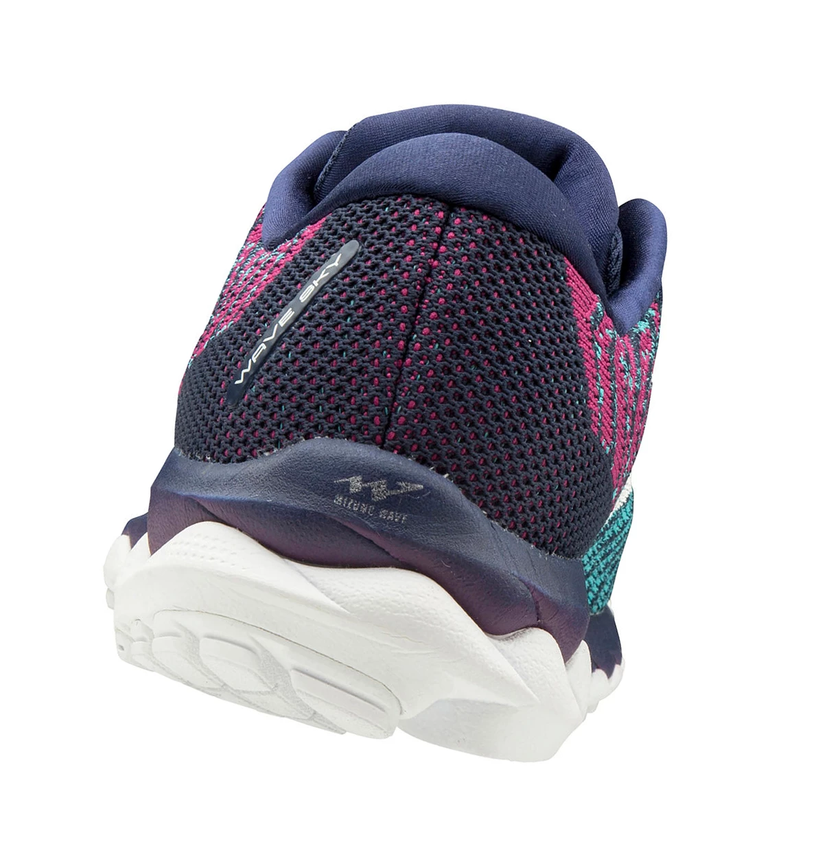 blue/Purple Mizuno Wave Sky Waveknit 3 Women's Running Shoes | 359-ALMYWS