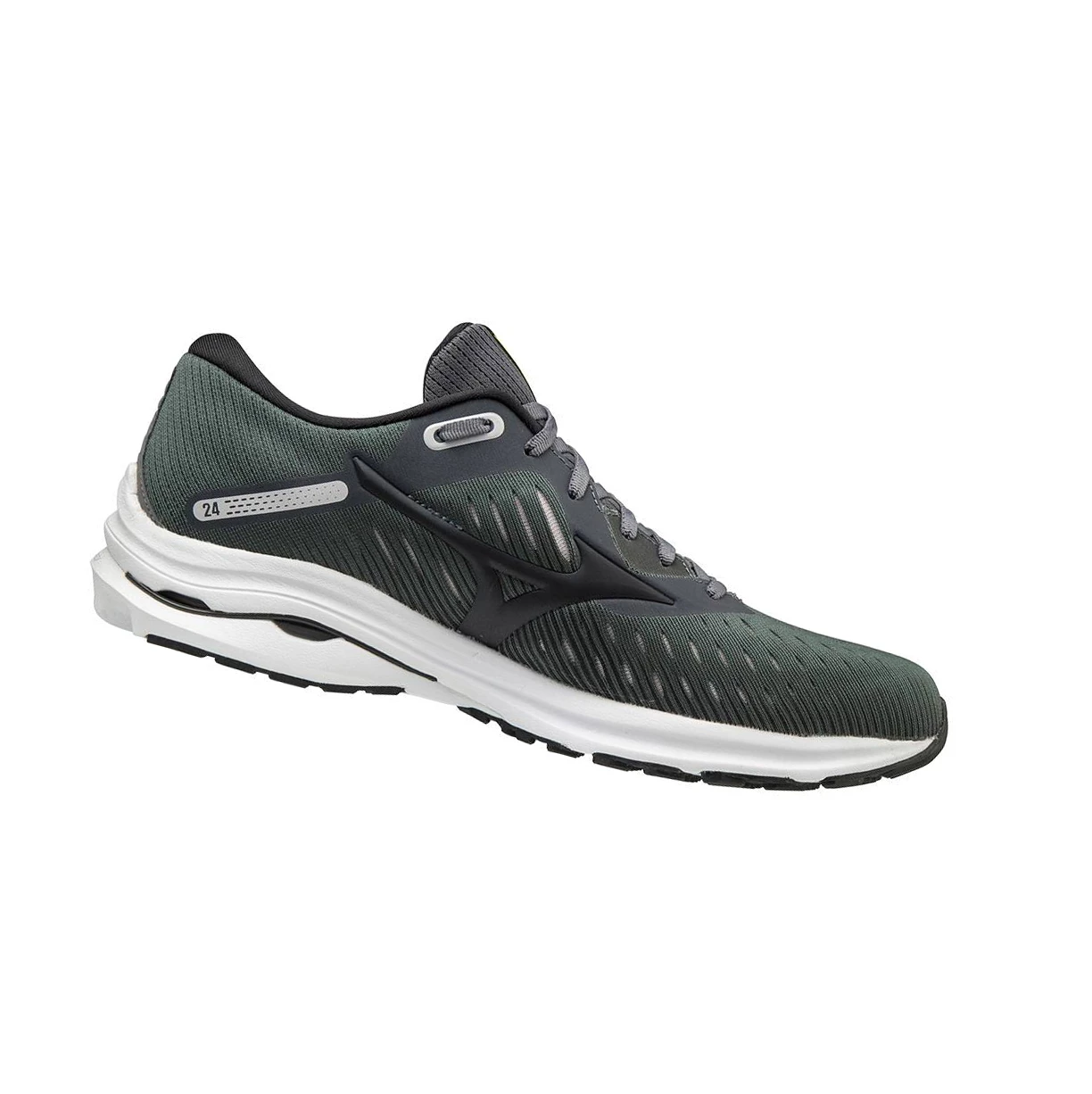 deep Green Mizuno Wave Rider 24 2e (Wide) Men's Running Shoes | 571-YCAZKS