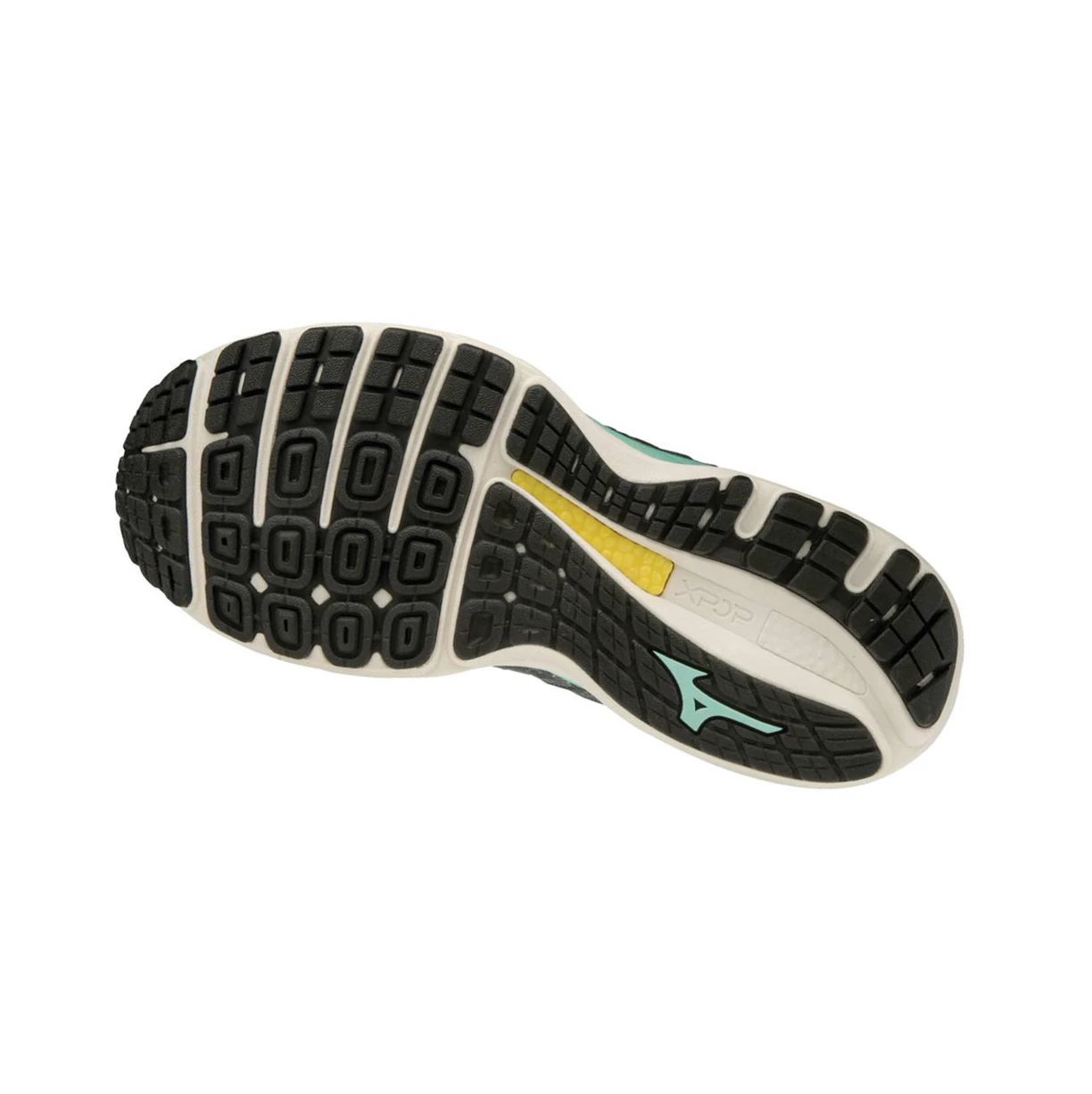 grey/Turquoise Mizuno Wave Sky 4 Waveknitﾙ Women's Running Shoes | 701-VAFJWX