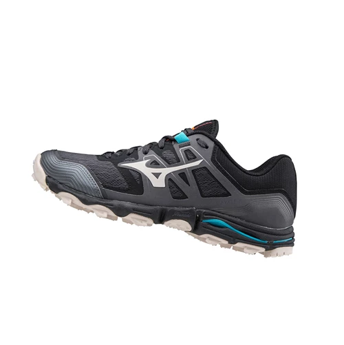 Black/Grey/Blue Mizuno Wave Hayate 6 Women's Trail Running Shoes | 357-CGBDSQ